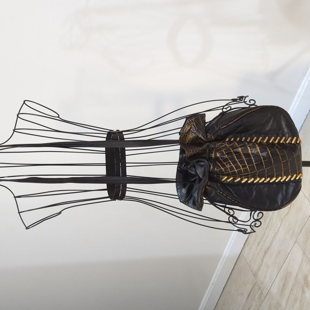 Leather Drawstring Bag - image 1